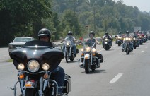 En Harley Davidson